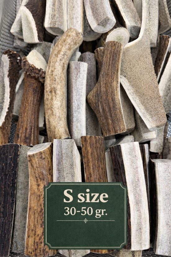 Deer antler dog chew toy - (Split Small 30-50g)